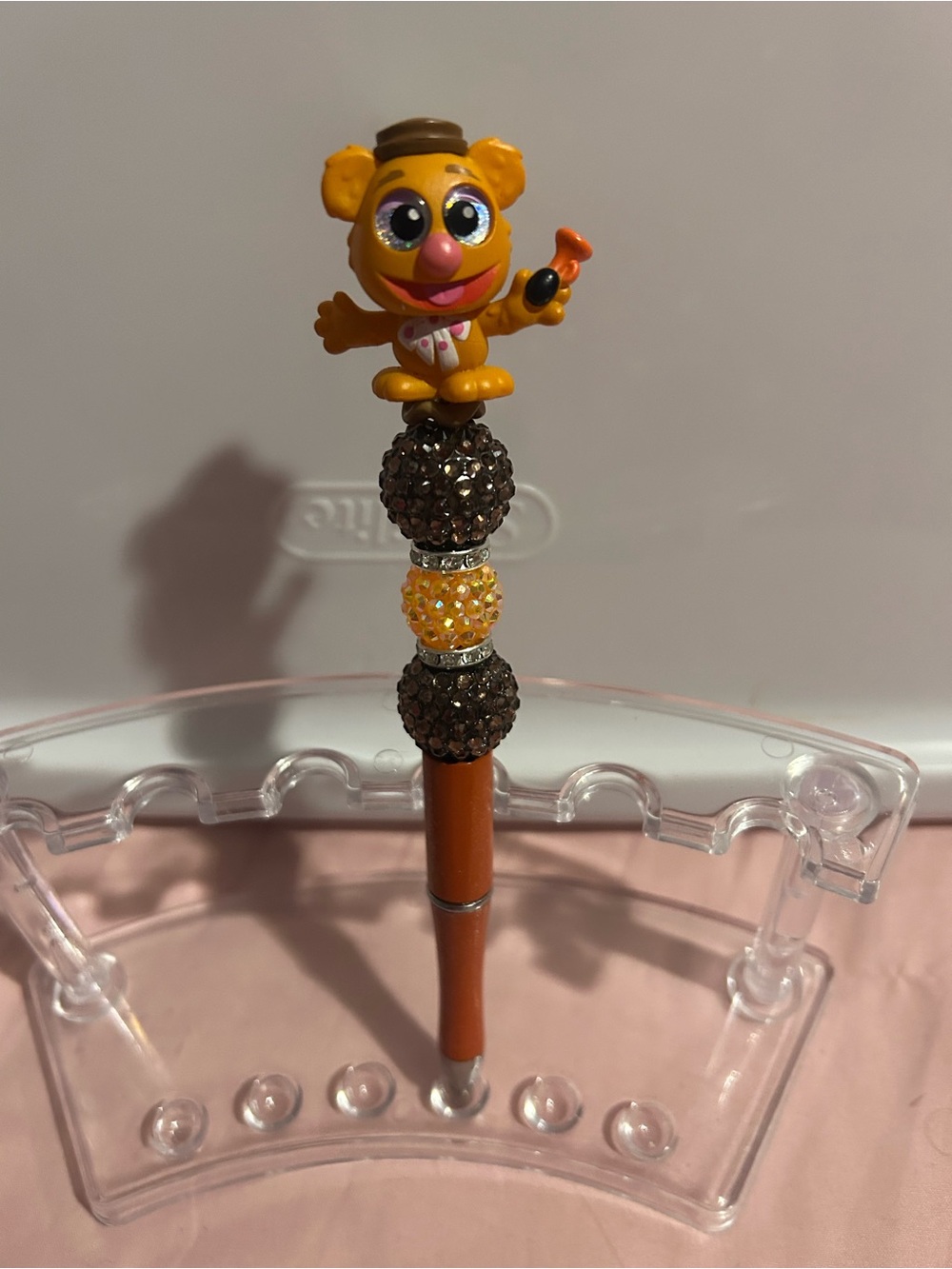 Disney Doorable Fozzie beaded pen